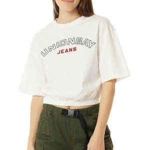 UNIONBAY Juniors Cotton Classic Logo T Shirt NWT